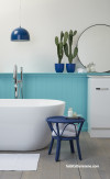 colour trends, bathroom inspiration, bathroom ideas, bathroom design, bathroom decor, resene blue