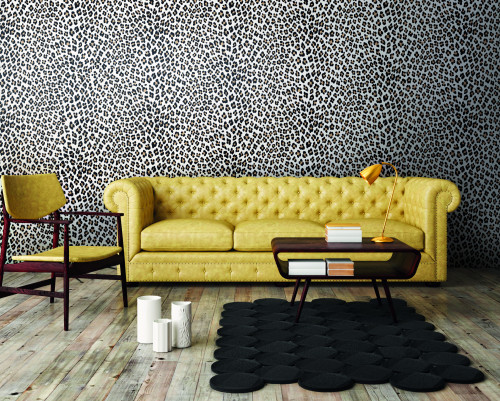 colour trends, yellow interior ideas, wallpaper inspiration, wallpaper feature wall, jungle interior