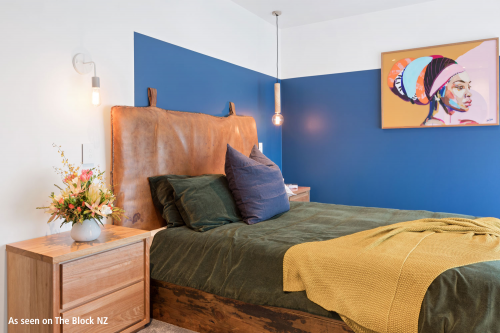 blue, bedroom, the block nz