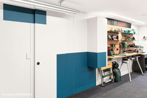 laundry, blue, the block nz