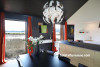 kitchen, dining room, black and white kitchen, black dining room, black interior, resene nocturnal 