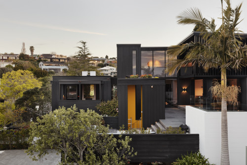 exterior inspiration, exterior ideas, exterior design, black house, black exterior, resene stain