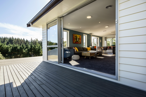 1970s house, paint ideas, paint trends, deck, exterior