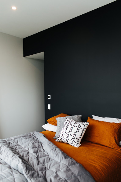 This striking black kitchen is the crown jewel of a contemporary North Otago farmstead This striking black kitchen is the crown jewel of a contemporary North Otago farmstead