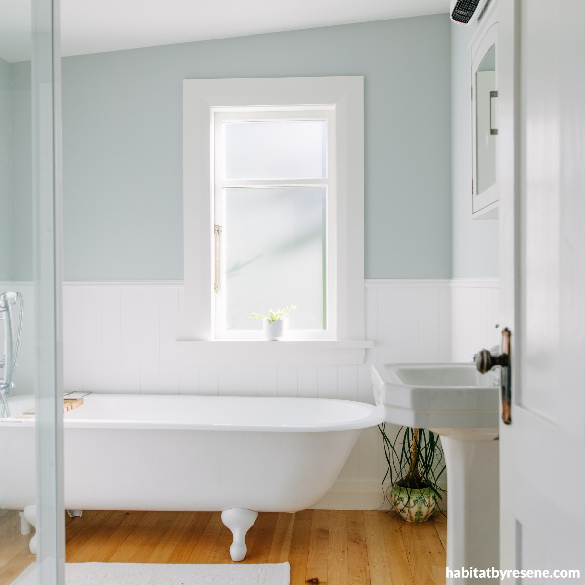 A pair of heritage bathrooms clean up nicely Habitat by Resene