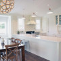 white kitchen, resene white, neutrals, bungalow, new build, resene quarter villa white
