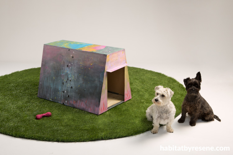 painted dog house, dog home, paint ideas, Resene paint