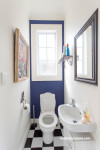 blue, bathroom, french country