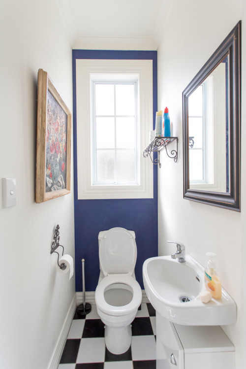 blue, bathroom, french country
