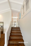 white stairwell, wood stairs, wood staircase, wooden staircase