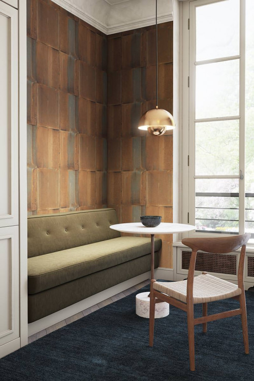 wallpaper inspiration, wallpaper ideas, interior trends, neutral interior ideas, feature wallpaper