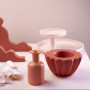 pink colour palette, table display, interior styling, pink paint, Resene Sakura, table, tone