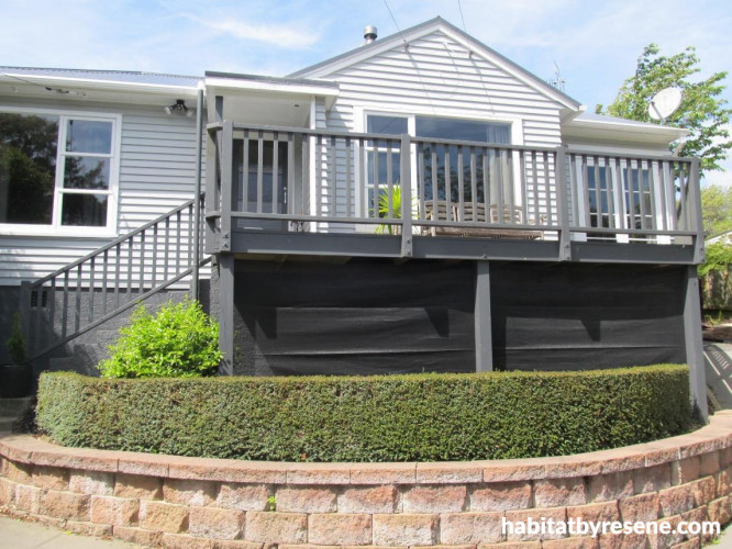 house exterior, weatherboard house, grey house, grey exterior, grey weatherboards