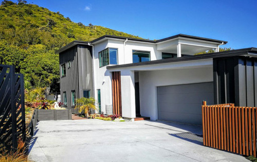 exterior inspiration, exterior ideas, exterior design, stain ideas, black and white house, resene