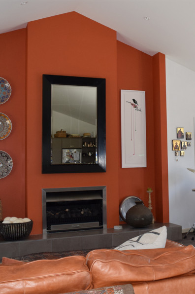 Jo and Mike’s family home is a haven of earthy tones