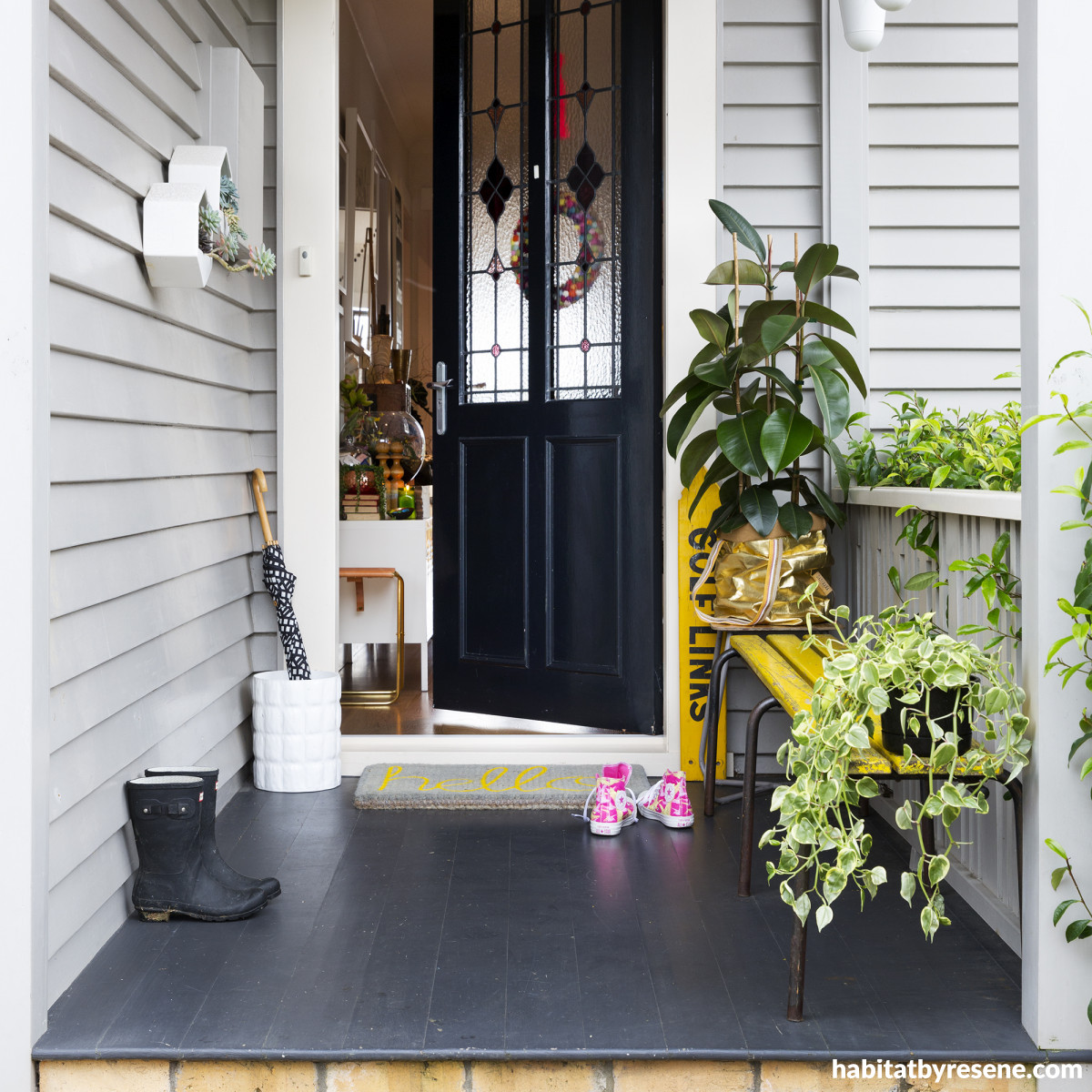 First impressions count front door heroes Habitat by Resene