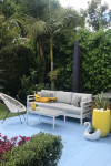 Erina and Matt’s fearlessly colourful family home