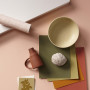 moodboard, interior, bold, rose, orange, terracotta, paint swatches 