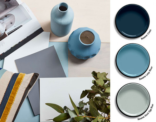 moodboard, beach inspired, interior inspiration, moodboard, blue paint, blue inspiration