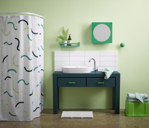 green, bathroom, colour trends