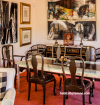 Re, living room, lounge, sitting room, dining room