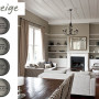 lounge, living room, grey, beige, greige, interior, shades of grey, paint, grey-brown tones 