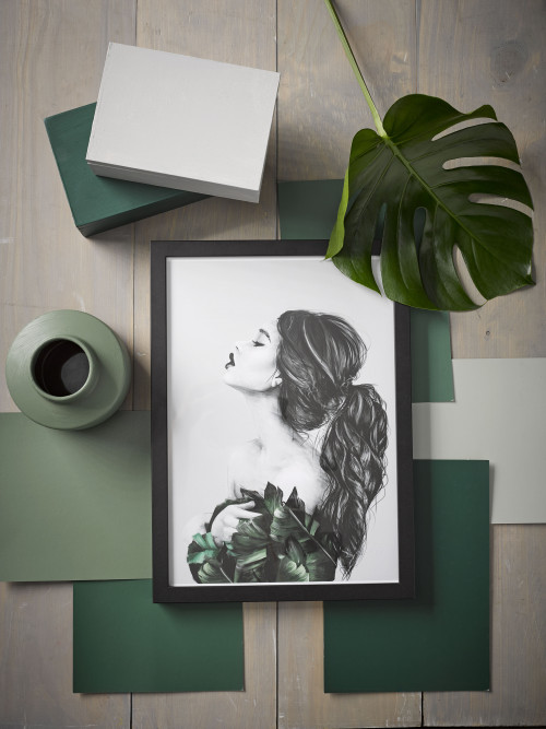 moodboard, flatlay, interior inspiration, green flatlay, green moodboard, green interior