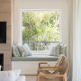 living room inspiration, neutral interior ideas, white interior inspiration, window seat inspiration