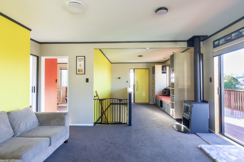 living room inspiration, living room ideas, yellow interior ideas, yellow feature wall, resene