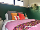 interior inspiration, bedroom inspiration, interior ideas, green interior, green paint, resene paint