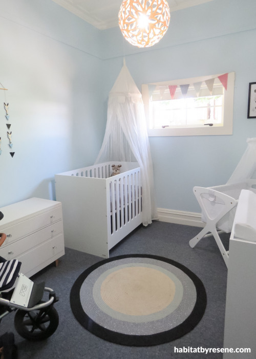 blue, nursery, kids, baby bedroom