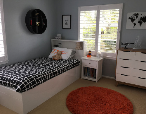 Blue Boys Bedroom - Only Furniture Fascinating Blue Bedroom Ideas Boys Room Navy Blue Boys Bedroom Taryn Whiteaker Room Bedroom Ideas Fascinating Boys Blue Home Furniture / Fun boys bedroom design with blue bunk beds and great organization!