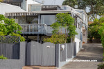 grey apartment, grey exterior, exterior