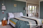 bedroom, guest bedroom, master bedroom, green bedroom, blue bedroom, B&B