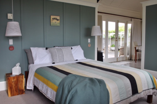 bedroom, guest bedroom, master bedroom, green bedroom, blue bedroom, B&B