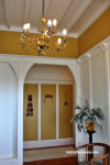 hallway, entranceway, B&B, gold entranceway, gold hallway, yellow entranceway, yellow hallway