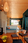 Maurice and Marije’s colour-cosy holiday cabin