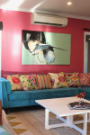 Becky’s colourful Christchurch bungalow gives us something to smile about
