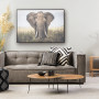 lounge, living room, grey lounge, grey living room, resene archive grey, elephant print