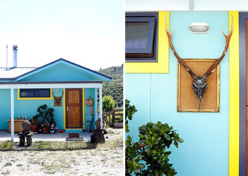 tiny home ideas, small home ideas, exterior inspiration, bright exterior ideas, colourful home ideas