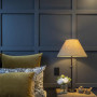 bedroom inspiration, charcoal interior, charcoal feature wall, grey interior, colour palette