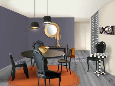 Retro, metro or pops of colour