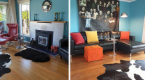 Janice and Eddie’s brave use of bold colours pays off photo