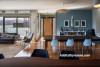 Resene Half Robin Egg Blue, Resene Half Fossil, blue living room, wellington harbour, renovation