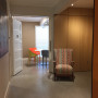 entranceway, meeting room, orange paint, orange entranceway 