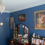 blue, bedroom, bold colour, paint ideas