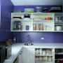 pantry, purple pantry, purple kitchen, kitchen, purple scullery, scullery