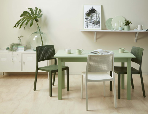 dining room, green dining room, green and white, green paint, green inspiration