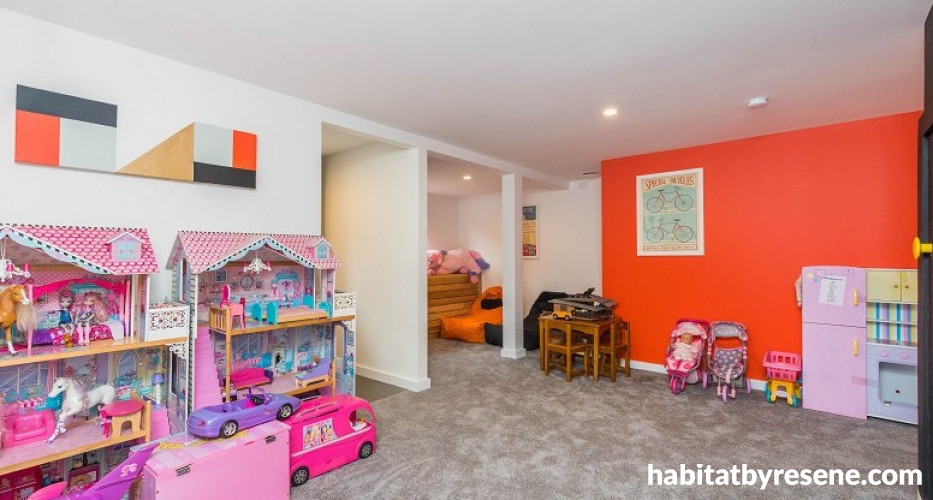 kids, orange, bedroom