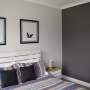 black and white, black, white, bedroom, teenage bedroom, paint ideas, charcoal paint